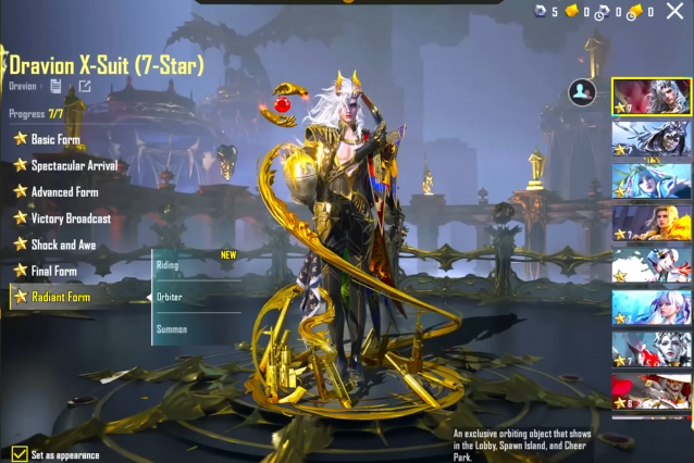 Druvaen X-Suit: X-Suit Pertama PUBG Mobile dengan 3 Bentuk Upgradable, Ini Faktanya